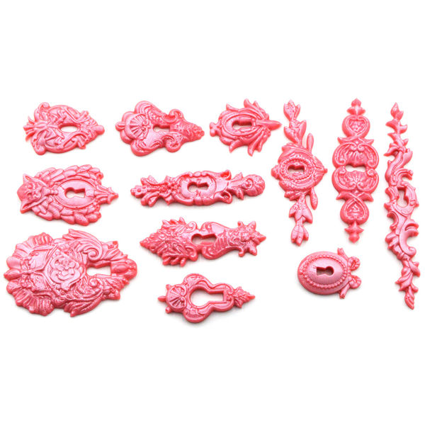 Damask Pattern Silicone Fondant Mold - bakeware bake house kitchenware bakers supplies baking