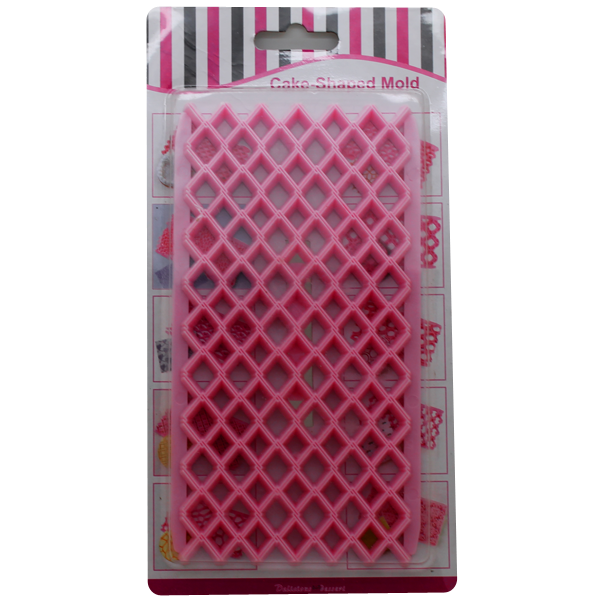 Fondant Net Stamp Diamond Pattern - bakeware bake house kitchenware bakers supplies baking
