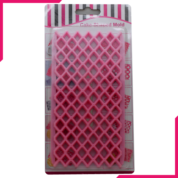 Fondant Net Stamp Diamond Pattern - bakeware bake house kitchenware bakers supplies baking