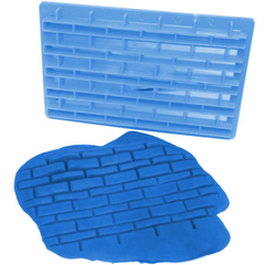 Fondant Net Stamp Brick Wall - bakeware bake house kitchenware bakers supplies baking
