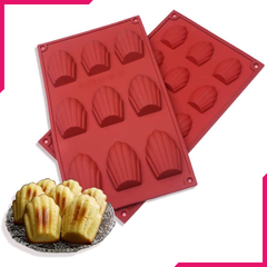 Shell shape silicone chocolate mold 9-cavity - bakeware bake house kitchenware bakers supplies baking
