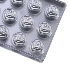 Acrylic Chocolate Mold Rose Flower - bakeware bake house kitchenware bakers supplies baking