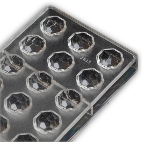 Acrylic Chocolate Mold Diamond Shape - bakeware bake house kitchenware bakers supplies baking