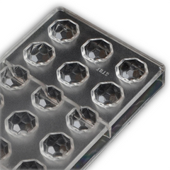 Acrylic Chocolate Mold Diamond Shape - bakeware bake house kitchenware bakers supplies baking