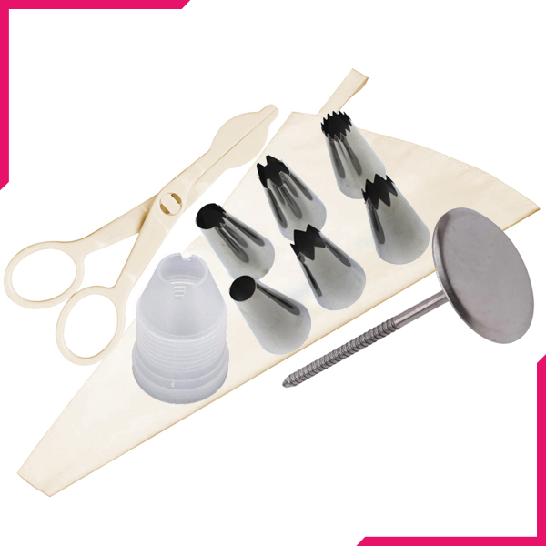 10-Piece Cake Decorating Set - bakeware bake house kitchenware bakers supplies baking