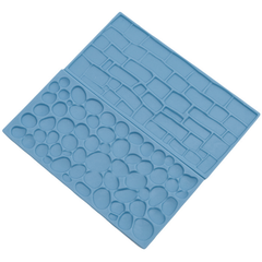 Brick Wall Embossing Lace Stamp 2Pcs - bakeware bake house kitchenware bakers supplies baking