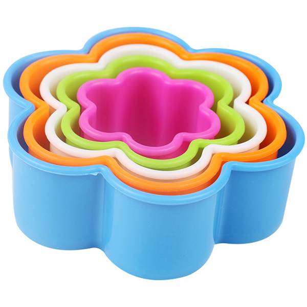 Cookie Cutter Flower  Shape 5Pcs - bakeware bake house kitchenware bakers supplies baking