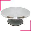 Stainless Steel Top Rotating Turntable Stand - bakeware bake house kitchenware bakers supplies baking