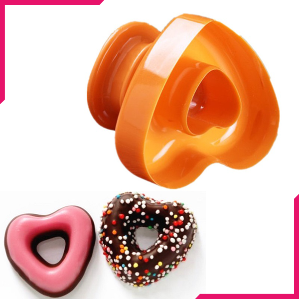 Donut Cutter Heart Shaped - bakeware bake house kitchenware bakers supplies baking