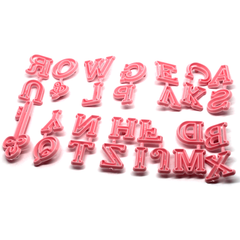 Uppercase Alphabet & Key Fondant Cutter - bakeware bake house kitchenware bakers supplies baking