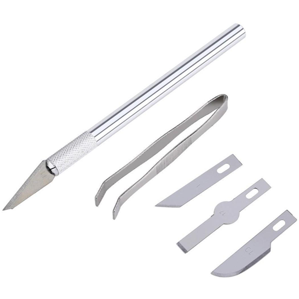 Sugarcraft Knife With 4 Blades & Tweezers - bakeware bake house kitchenware bakers supplies baking
