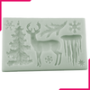 Christmas Deer Silicone Snowflake Ice Mold - bakeware bake house kitchenware bakers supplies baking