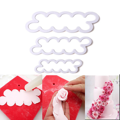 Cake Gumpaster Easiest Rose Cutter 3Pcs Set - bakeware bake house kitchenware bakers supplies baking