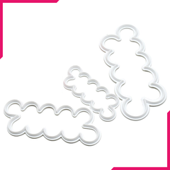 Cake Gumpaster Easiest Rose Cutter 3Pcs Set - bakeware bake house kitchenware bakers supplies baking