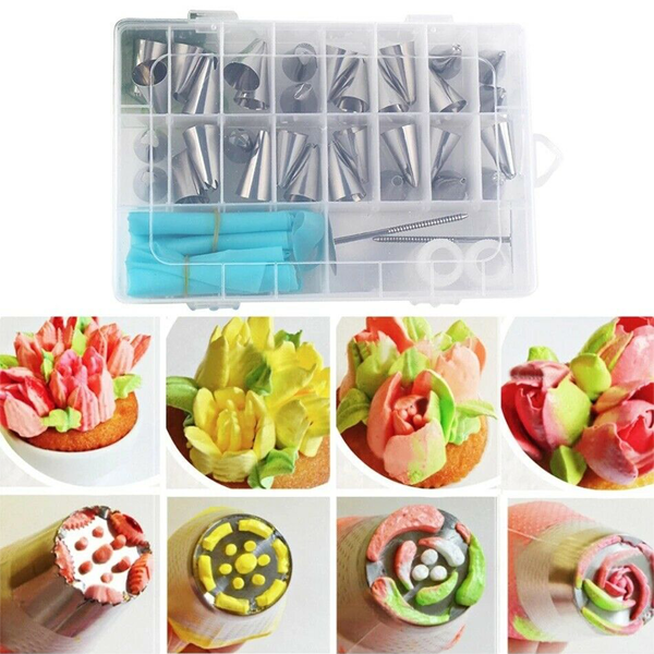 Decorating Tips/Nozzle Set 38 Pcs - bakeware bake house kitchenware bakers supplies baking