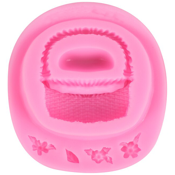 Handbag Flower Silicone Fondant Mold - bakeware bake house kitchenware bakers supplies baking