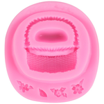 Handbag Flower Silicone Fondant Mold - bakeware bake house kitchenware bakers supplies baking