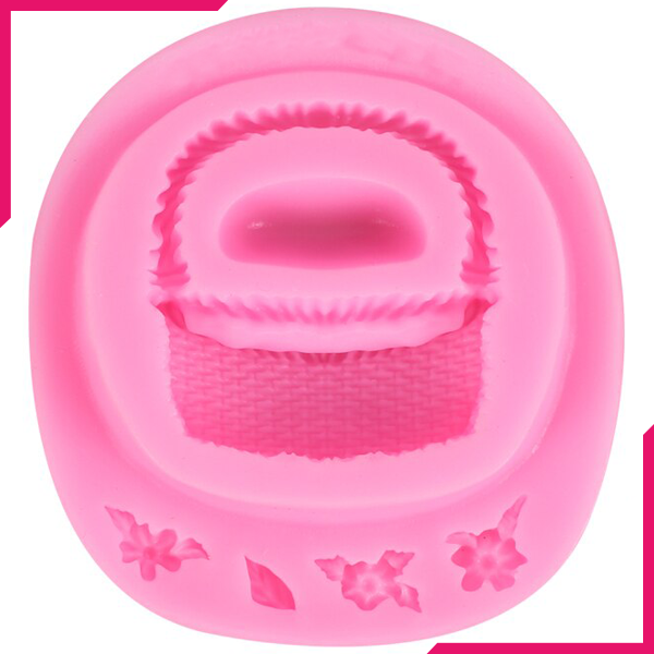 Handbag Flower Silicone Fondant Mold - bakeware bake house kitchenware bakers supplies baking