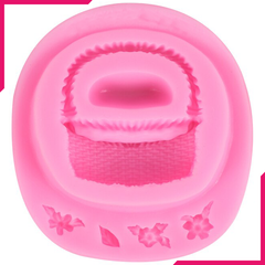 Handbag Flower Silicone Fondant Mold - bakeware bake house kitchenware bakers supplies baking