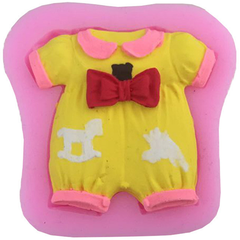Bow Baby Clothes Silicone Mold - bakeware bake house kitchenware bakers supplies baking