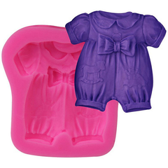 Bow Baby Clothes Silicone Mold - bakeware bake house kitchenware bakers supplies baking