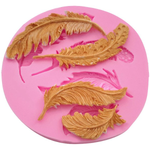 Birds Feather Silicone Mold - bakeware bake house kitchenware bakers supplies baking