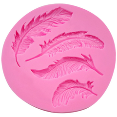 Birds Feather Silicone Mold - bakeware bake house kitchenware bakers supplies baking