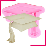 Graduation Cap Silicone Mold - bakeware bake house kitchenware bakers supplies baking