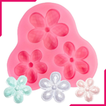 Silicone Flower Mold 3 Cavity - bakeware bake house kitchenware bakers supplies baking