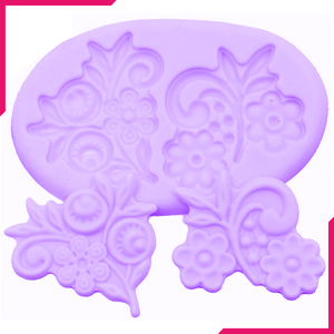 Silicone Mold Flower Lace Gumpaste - bakeware bake house kitchenware bakers supplies baking