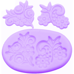 Silicone Mold Flower Lace Gumpaste - bakeware bake house kitchenware bakers supplies baking