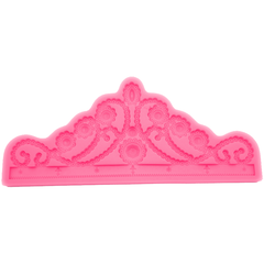 Large Crown Silicone Fondant Mold - bakeware bake house kitchenware bakers supplies baking