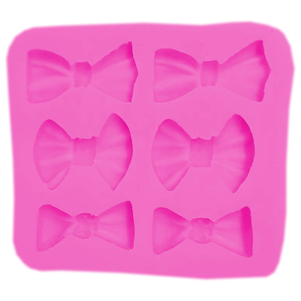 Silicone Fondant Mold Bow Shapes - bakeware bake house kitchenware bakers supplies baking
