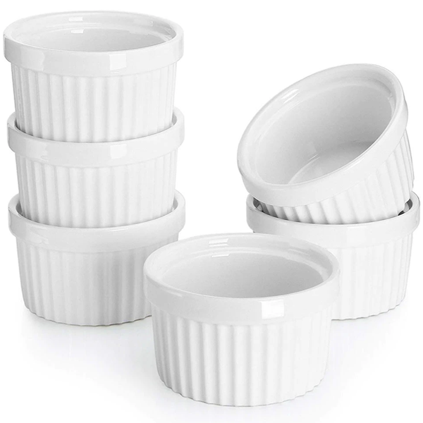 6Pcs Ramekin Set 3.5 Inch - bakeware bake house kitchenware bakers supplies baking