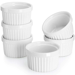 6Pcs Ramekin Set 3.5 Inch - bakeware bake house kitchenware bakers supplies baking