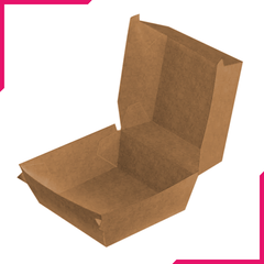 Brown Burger Box - bakeware bake house kitchenware bakers supplies baking