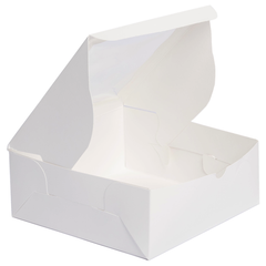 White Brownie Box - bakeware bake house kitchenware bakers supplies baking
