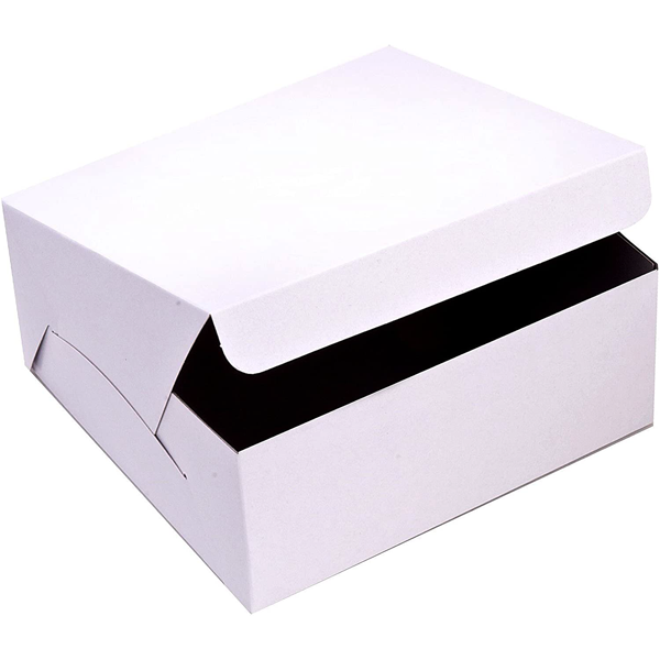 White Bakery Box - bakeware bake house kitchenware bakers supplies baking