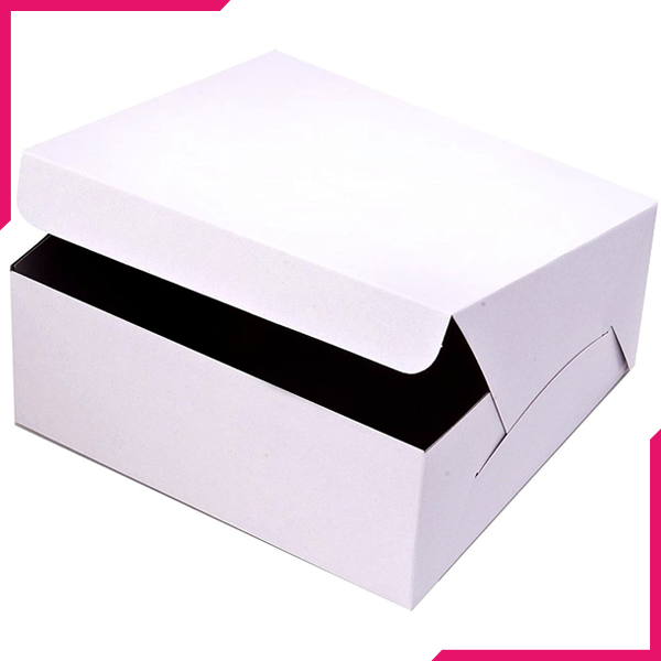 White Bakery Box - bakeware bake house kitchenware bakers supplies baking