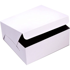 White Bakery Box - bakeware bake house kitchenware bakers supplies baking
