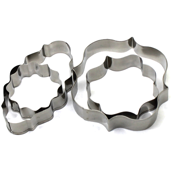Cookie Cutter Steel Set -Vintage Frame - bakeware bake house kitchenware bakers supplies baking