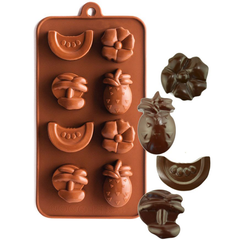 Silicone Chocolate Mold Tropical Fruit - bakeware bake house kitchenware bakers supplies baking