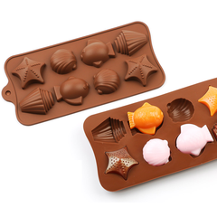 Silicone Chocolate Mold Sea Shell Fish - bakeware bake house kitchenware bakers supplies baking