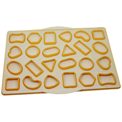 24 Shape Cookie Cutter Sheet - bakeware bake house kitchenware bakers supplies baking