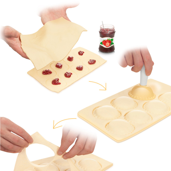 Plastic Round Pie Crust Shield with Handle - bakeware bake house kitchenware bakers supplies baking