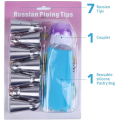 Stainless Steel Spherical Mouth Icing Tip Set - bakeware bake house kitchenware bakers supplies baking