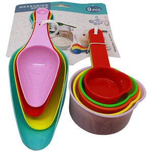 Colorful Measuring Spoons Set 9Pcs - bakeware bake house kitchenware bakers supplies baking