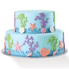Sea Life Fondant Gum Paste Silicone Mold - bakeware bake house kitchenware bakers supplies baking