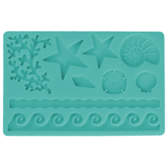 Sea Life Fondant Gum Paste Silicone Mold - bakeware bake house kitchenware bakers supplies baking