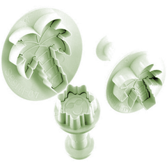 Plunge Cutter Palm Tree & Sun - bakeware bake house kitchenware bakers supplies baking